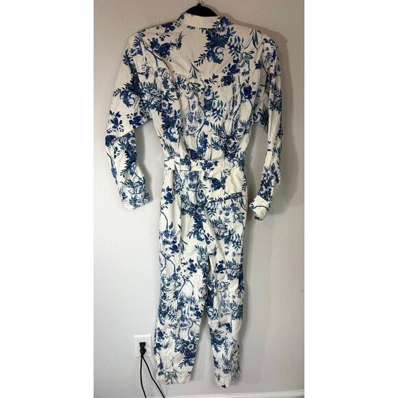 Anthropologie Lucienne Belted Jumpsuit size 6P - Picture 2 of 5